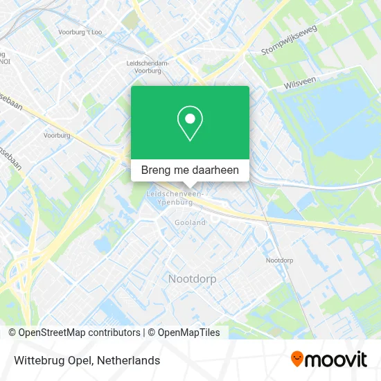 Wittebrug Opel kaart