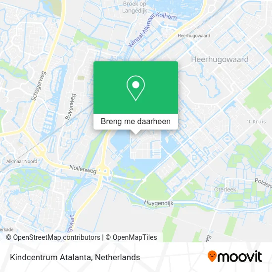 Kindcentrum Atalanta kaart