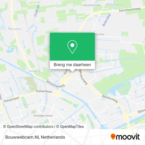 Bouwwebcam.Nl kaart