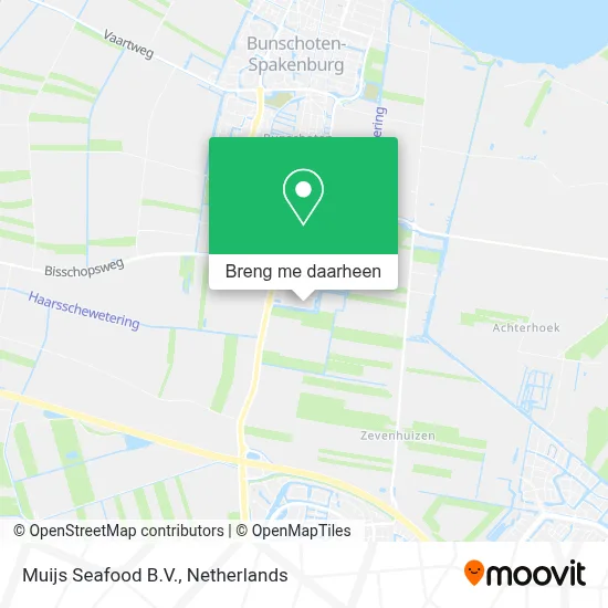 Muijs Seafood B.V. kaart