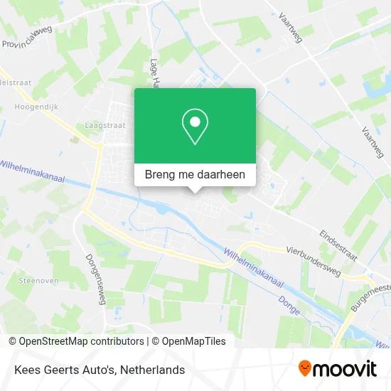 Kees Geerts Auto's kaart