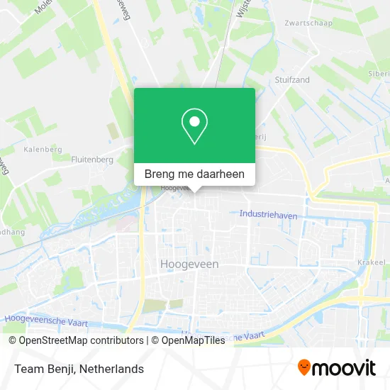Team Benji kaart