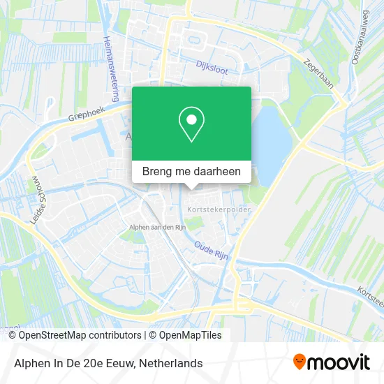 Alphen In De 20e Eeuw kaart