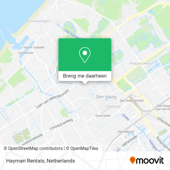 Hayman Rentals kaart