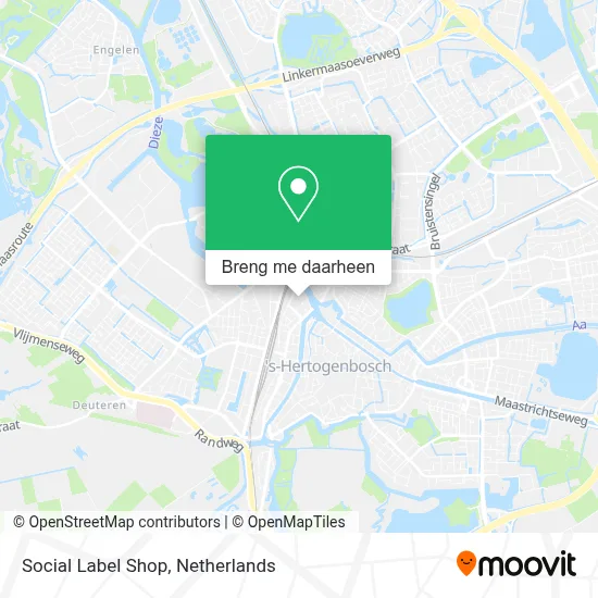 Social Label Shop kaart