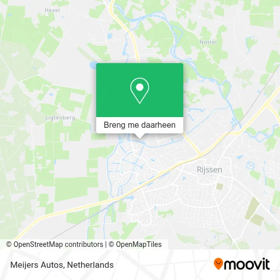 Meijers Autos kaart