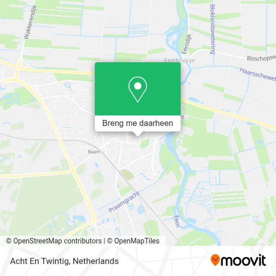 Acht En Twintig kaart