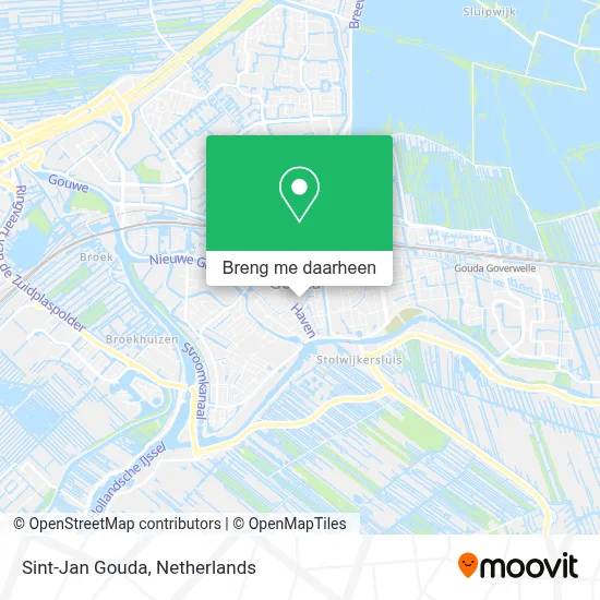 Sint-Jan Gouda kaart