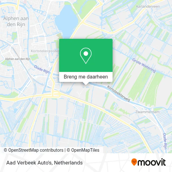 Aad Verbeek Auto's kaart