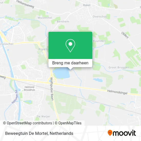 Beweegtuin De Mortel kaart