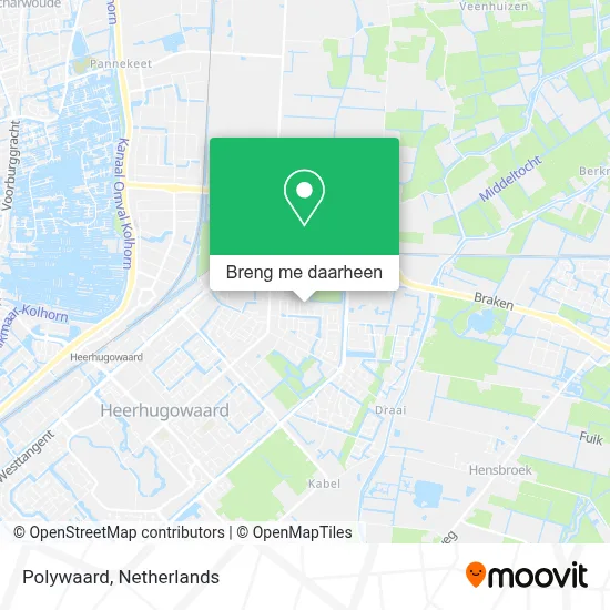 Polywaard kaart