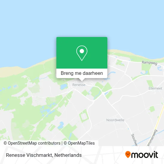 Renesse Vischmarkt kaart