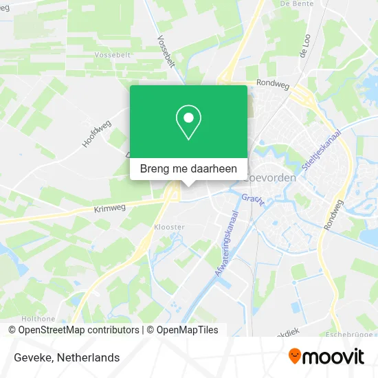 Geveke kaart