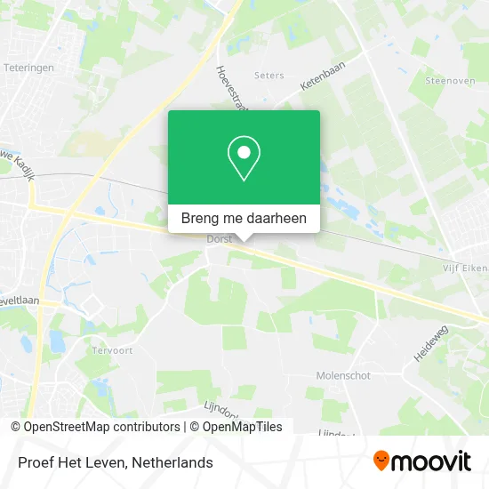 Proef Het Leven kaart