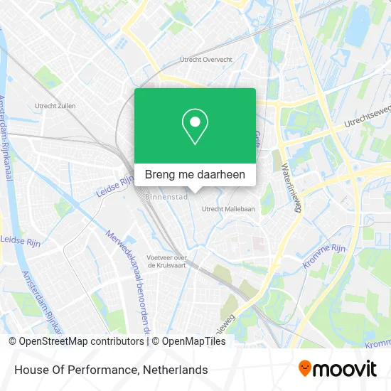 House Of Performance kaart