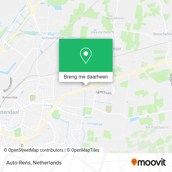 Auto-Rens kaart