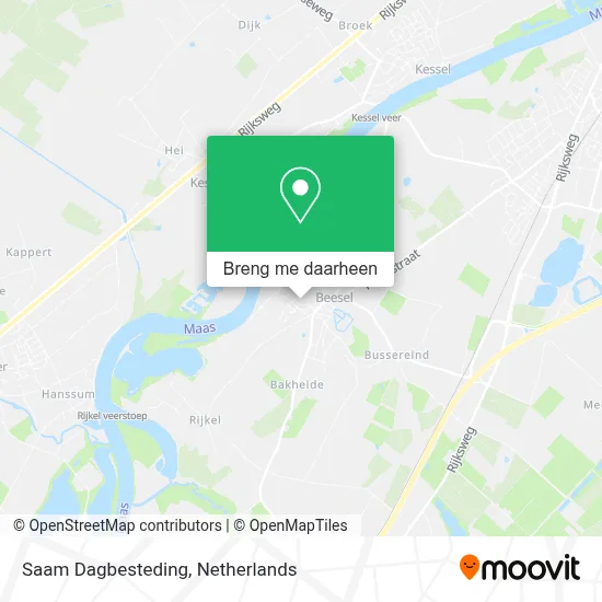 Saam Dagbesteding kaart