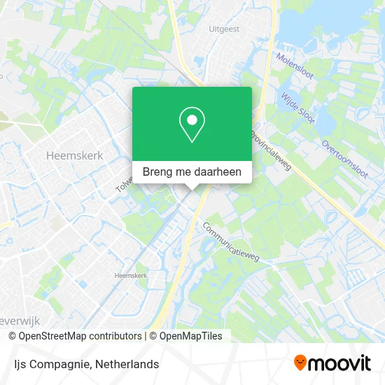 Ijs Compagnie kaart