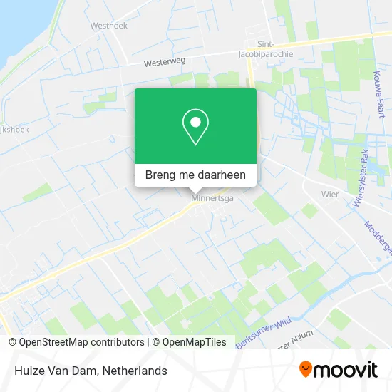 Huize Van Dam kaart