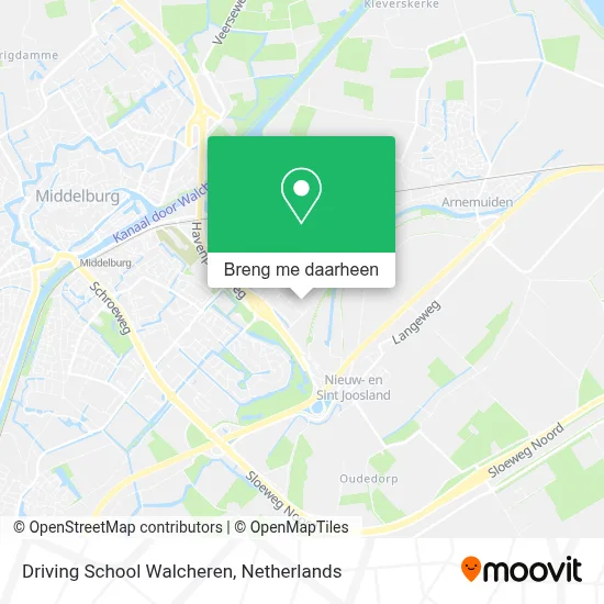 Driving School Walcheren kaart