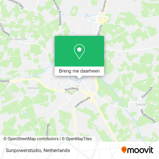 Sunpowerstudio kaart