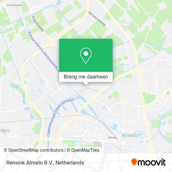 Rensink Almelo B.V. kaart