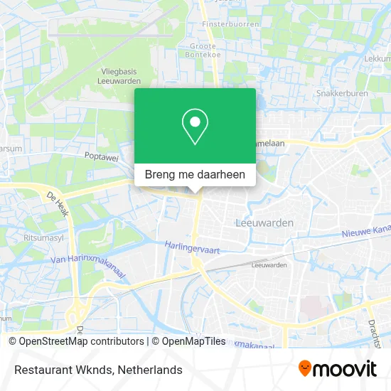 Restaurant Wknds kaart