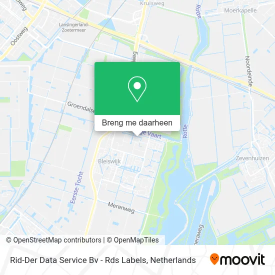 Rid-Der Data Service Bv - Rds Labels kaart