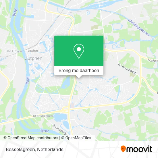 Besselsgreen kaart