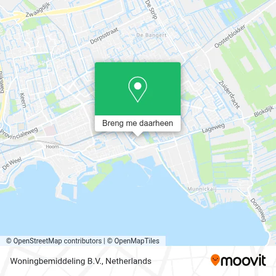 Woningbemiddeling B.V. kaart