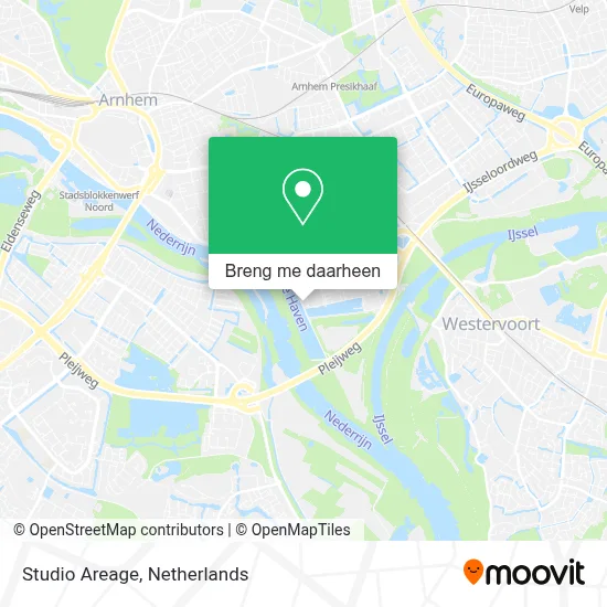 Studio Areage kaart