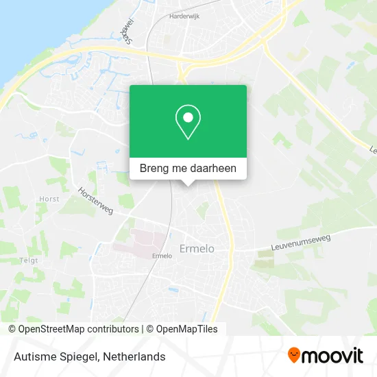 Autisme Spiegel kaart