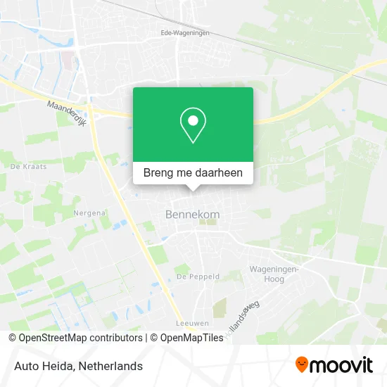 Auto Heida kaart
