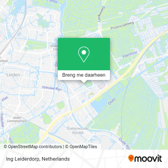 Ing Leiderdorp kaart