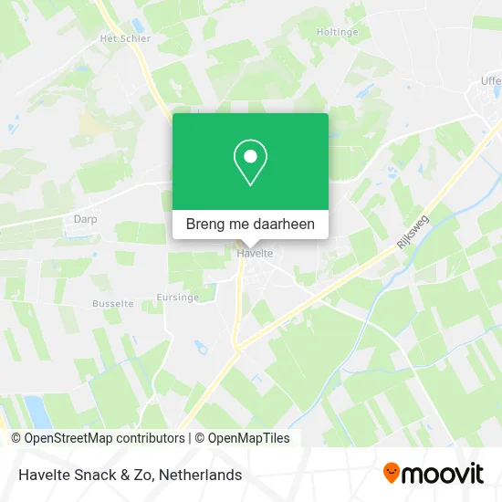 Havelte Snack & Zo kaart