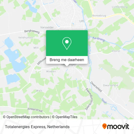 Totalenergies Express kaart