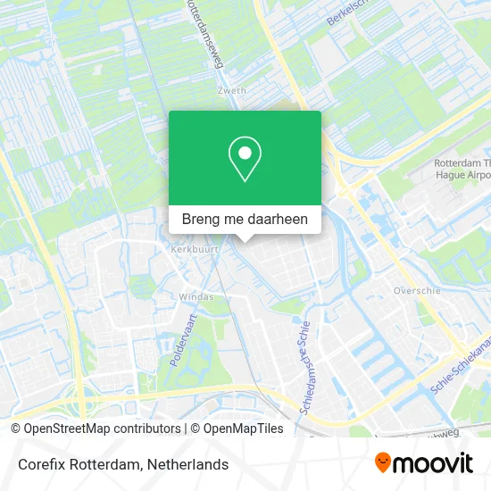 Corefix Rotterdam kaart