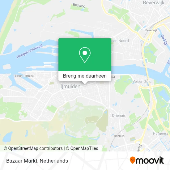 Bazaar Markt kaart