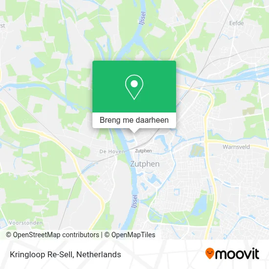 Kringloop Re-Sell kaart