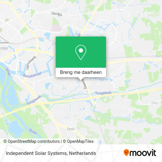 Independent Solar Systems kaart