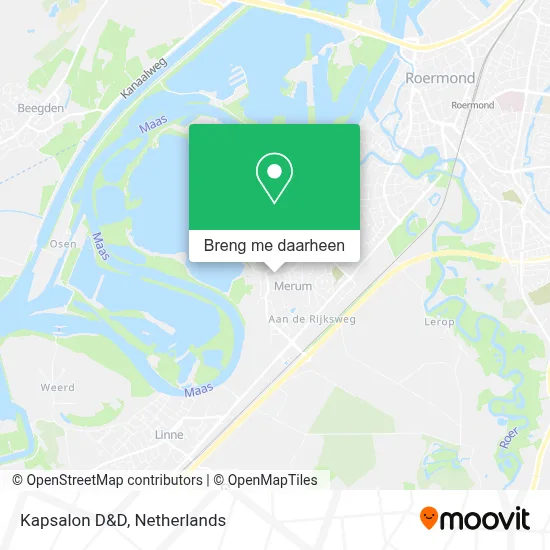 Kapsalon D&D kaart