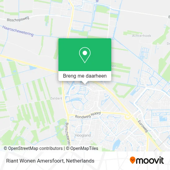 Riant Wonen Amersfoort kaart