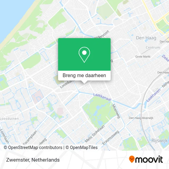 Zwemster kaart