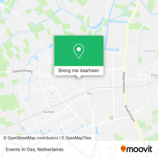 Events In Oss kaart