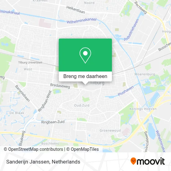 Sanderijn Janssen kaart