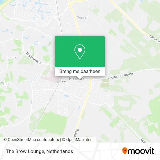 The Brow Lounge kaart