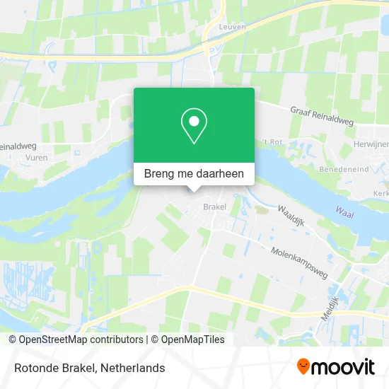 Rotonde Brakel kaart