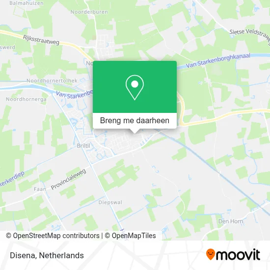 Disena kaart