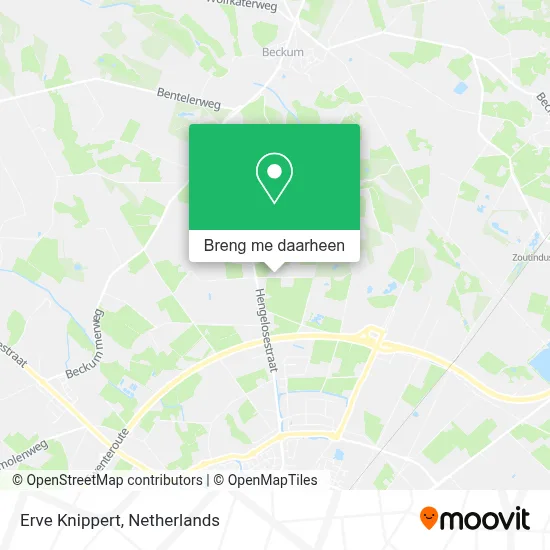 Erve Knippert kaart