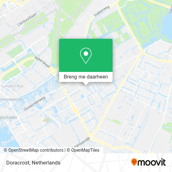 Doracrost kaart